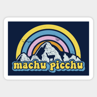 Machu Picchu - Peru - Retro Sticker